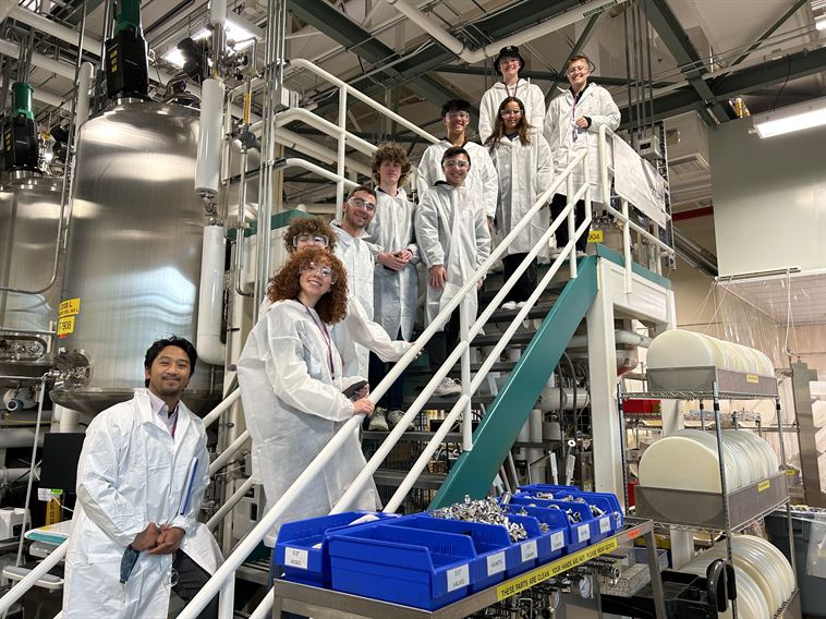 Students at Genentech